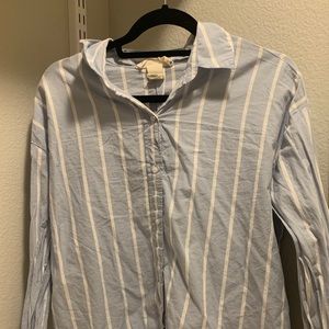 H&M Stripped button shirt